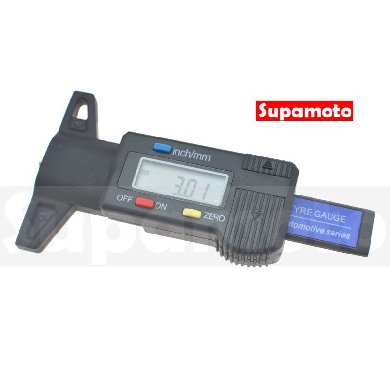 -Supamoto- 數位 胎紋 偵測器 檢測器 深度 檢測 測量 輪胎 胎紋尺 機車 汽車 胎紋規-細節圖2