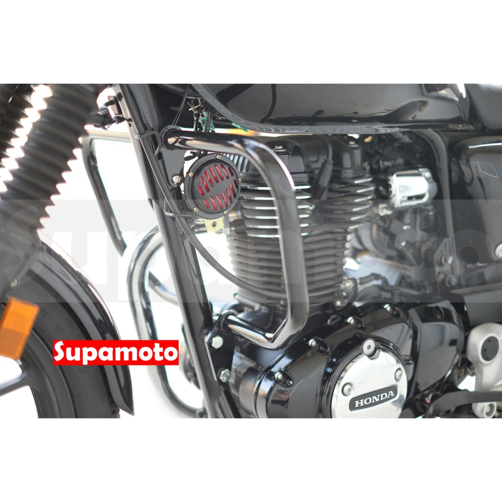 -Supamoto- 復古喇叭—圓形90mm (檔車/12V/骨董車/CB350/老車/汽車/通用/盆型/機車改裝)-細節圖4