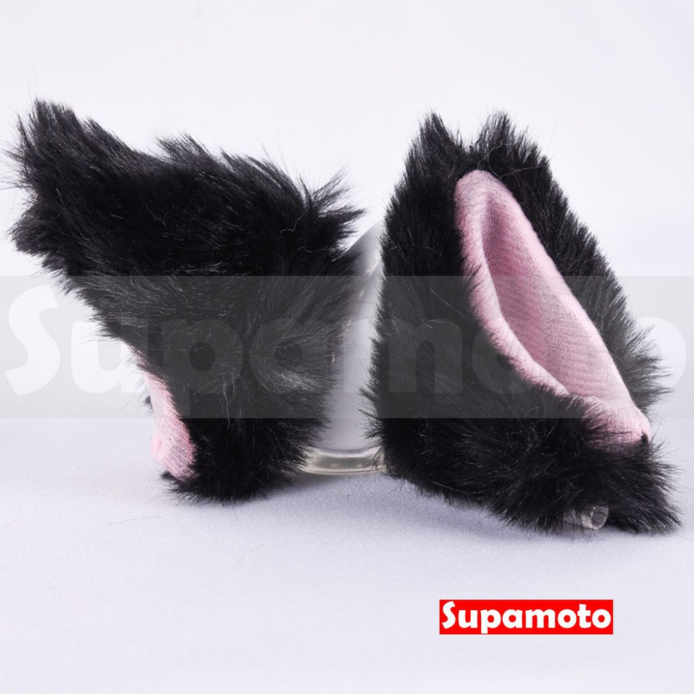 -Supamoto- 安全帽 毛毛 貓耳朵 貓耳 耳朵 雙面膠 吸盤 裝飾 頭盔 毛茸茸-細節圖7