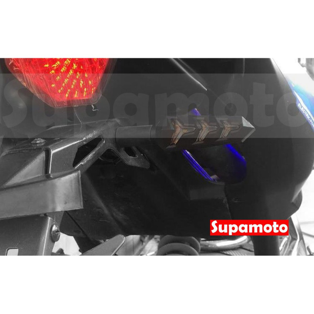 -Supamoto- D18 LED 流水 方向燈 檔車 改裝 仿賽 檔車 重機 通用 雷霆 MT03 FORCE DR-細節圖7