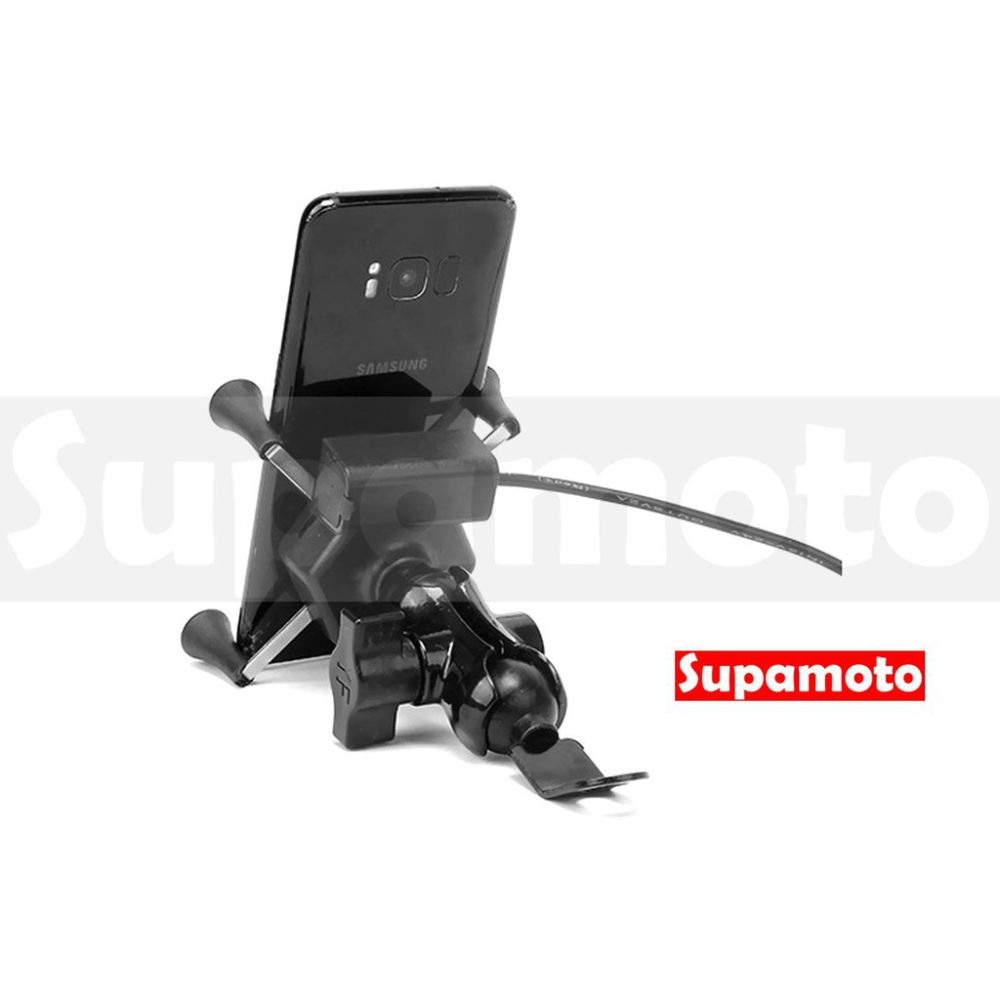 -Supamoto- 六角 手機架 X手機架 X型 USB 充電 防水袋 手機袋 手機夾 GGR2 狗肉 外送-細節圖2
