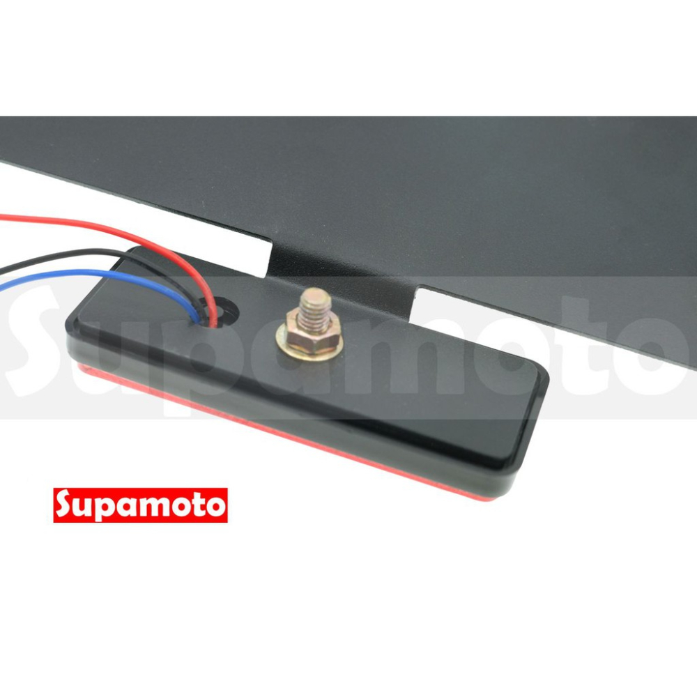 -Supamoto- 車牌 反光片 底板 短牌架 不鏽鋼 LED 改裝 加強 白鐵 紅牌 白牌 黃牌 小七碼 驗車-細節圖8