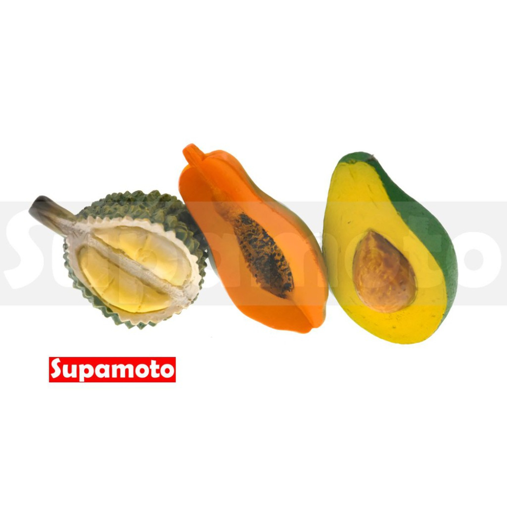 -Supamoto- 水果 出風口 香水 香氛 精油 香薰棒 榴槤 酪梨 木瓜 造型