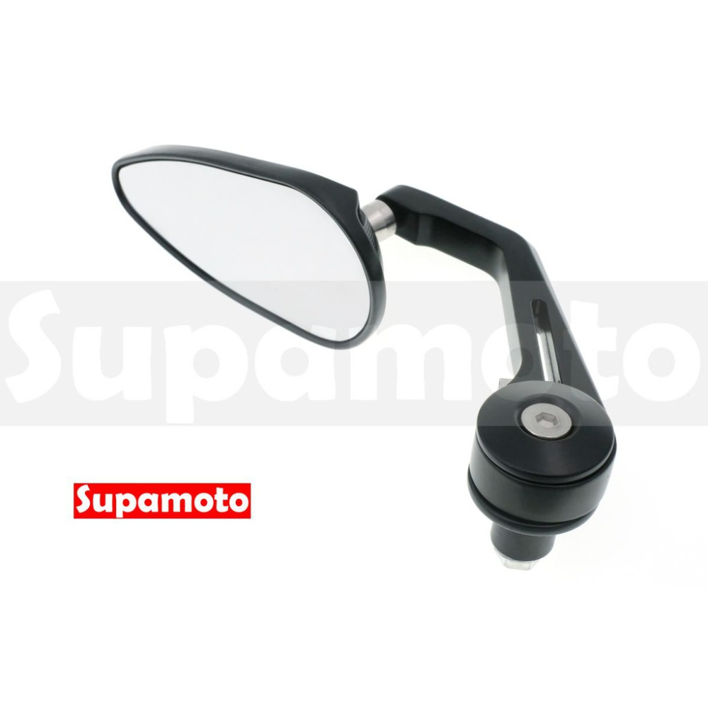 -Supamoto- M233 端子鏡 通用 改裝 復古 牛角鏡 車把鏡 手把鏡 後照鏡 後視鏡-細節圖2
