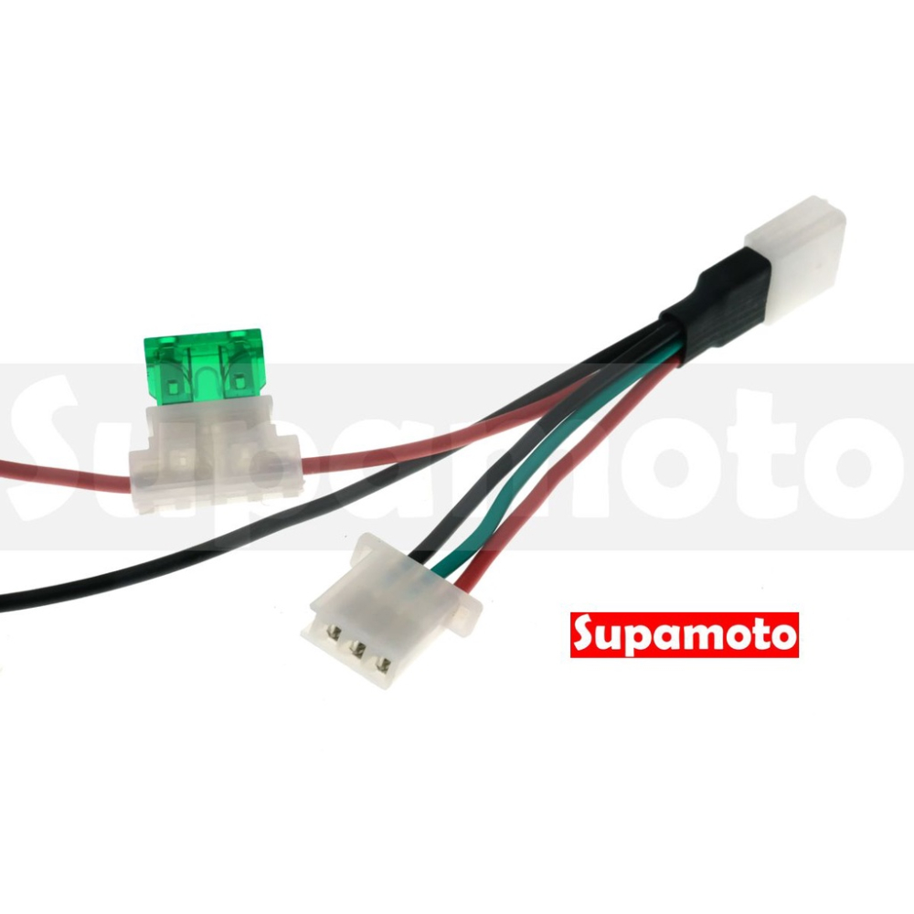 -Supamoto- 3P 繼電器 線組 免剪線 電源 重機 改裝 USB 通用 車充 供電 行車紀錄 導航-細節圖2