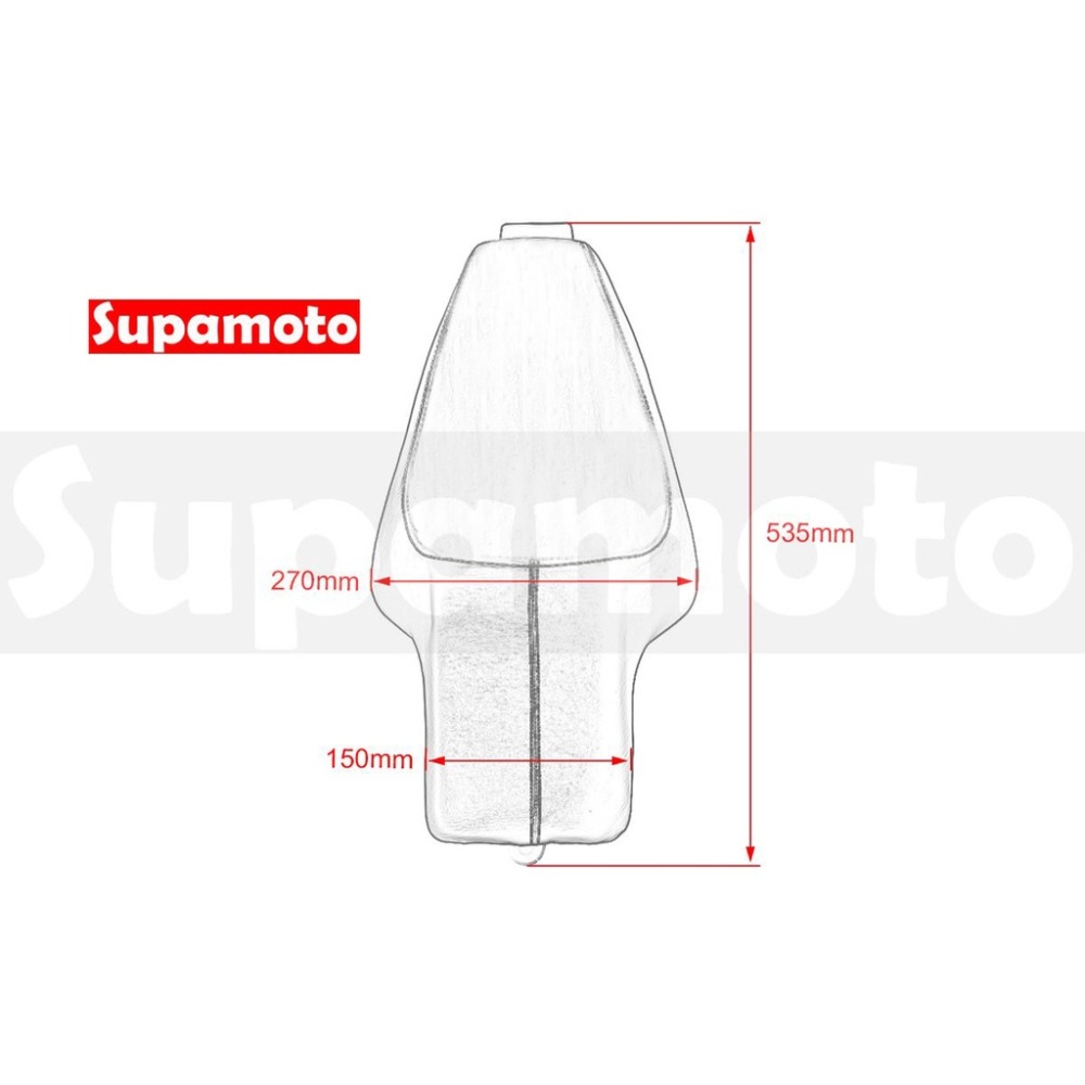 -Supamoto- 哈雷 單座 雙座 單人 雙人 改裝 通用 座墊 坐墊 48 883 72 Sportster-細節圖4