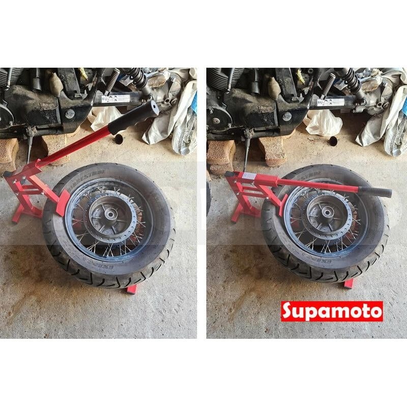 -Supamoto- 手動 拆胎器 撥胎器 簡易 摩托車 機車 電動車 維修 拔胎器-細節圖8