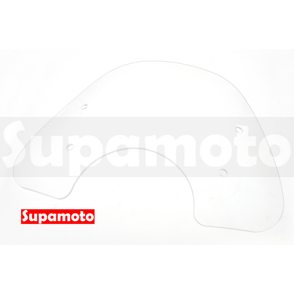 -Supamoto- 改裝 透明 擋風鏡 CT125 風鏡 圓燈 復古 通用 裸把 檔車 圓燈-細節圖7