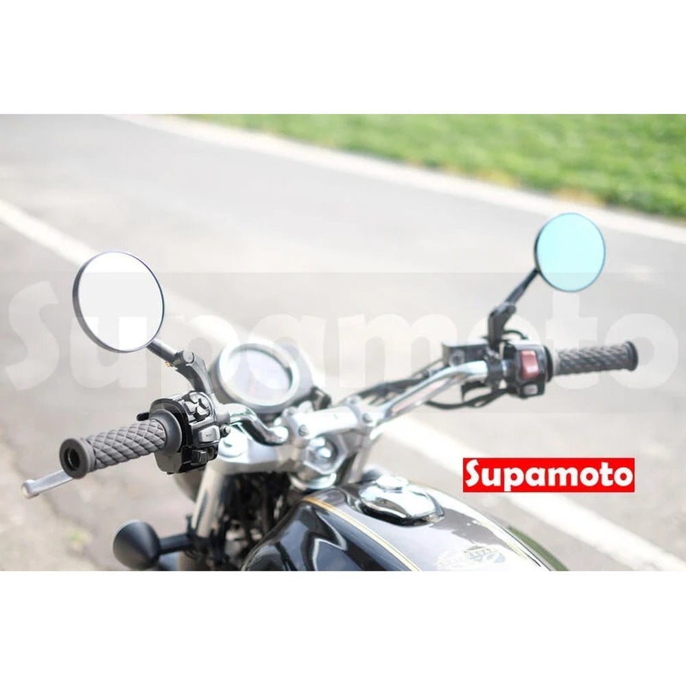 -Supamoto- M174 CNC 圓形 復古 後照鏡 後視鏡 老山車 CB350 CT125 DRG 鋁合金 圓鏡-細節圖8