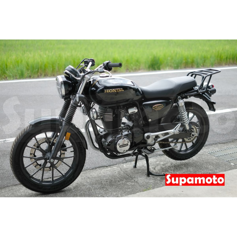 -Supamoto- CB350 後貨架 專用 改裝 行李架 置物架 貨架 扶手 本田 後箱 鋁合金-細節圖6