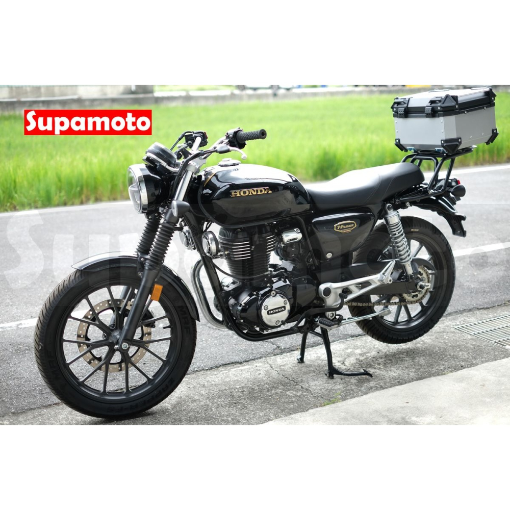 -Supamoto- CB350 後貨架 專用 改裝 行李架 置物架 貨架 扶手 本田 後箱 鋁合金-細節圖10