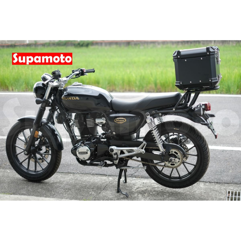 -Supamoto- CB350 後貨架 專用 改裝 行李架 置物架 貨架 扶手 本田 後箱 鋁合金-細節圖11