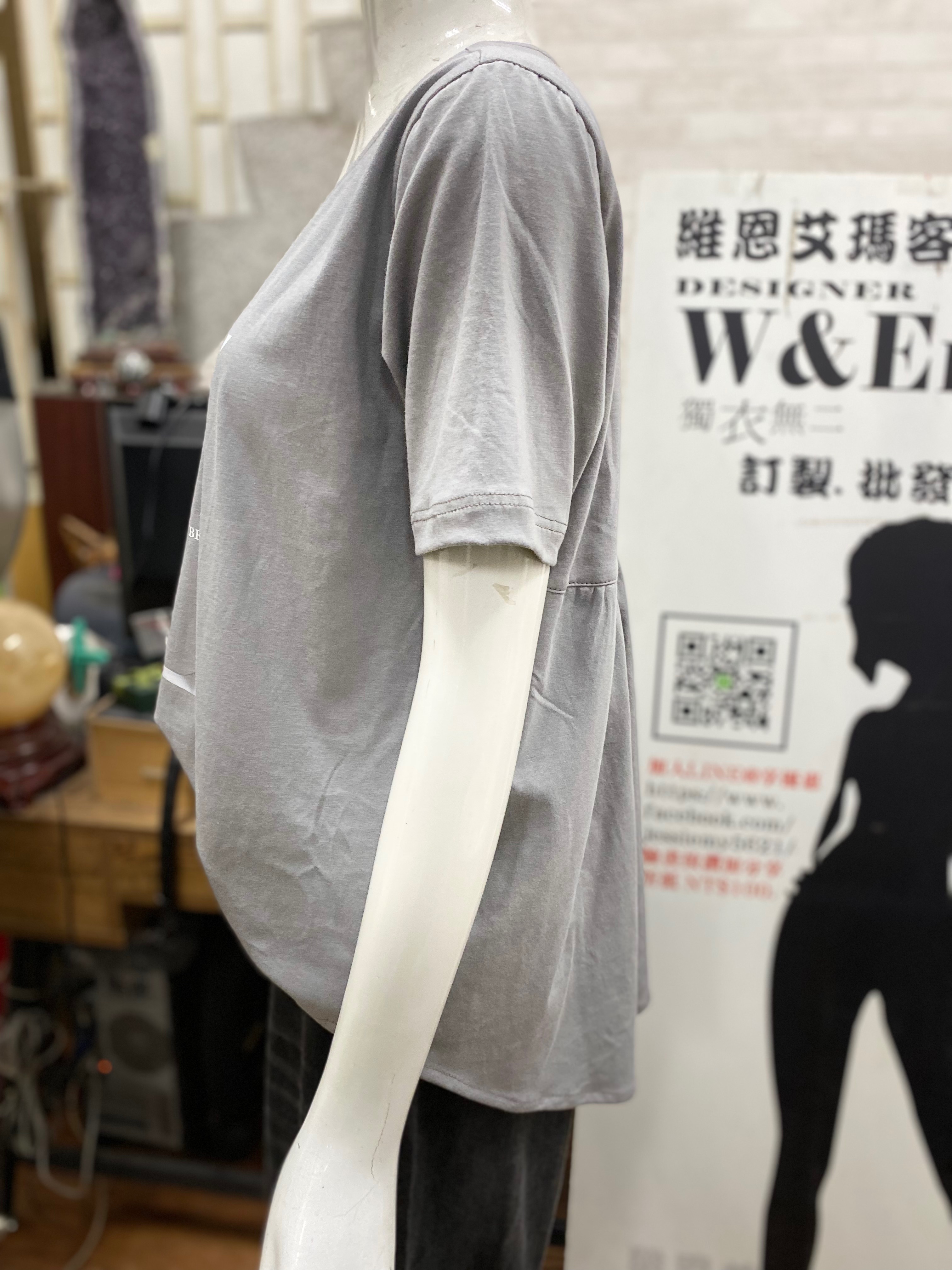 春夏新款棉質上衣-細節圖2