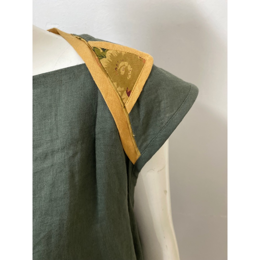 職人棉麻洋裝*縷旅*-細節圖2