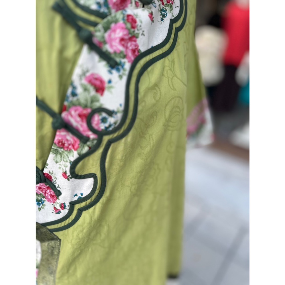 左秋禪中國風聯繡拼布古裝-規格圖6