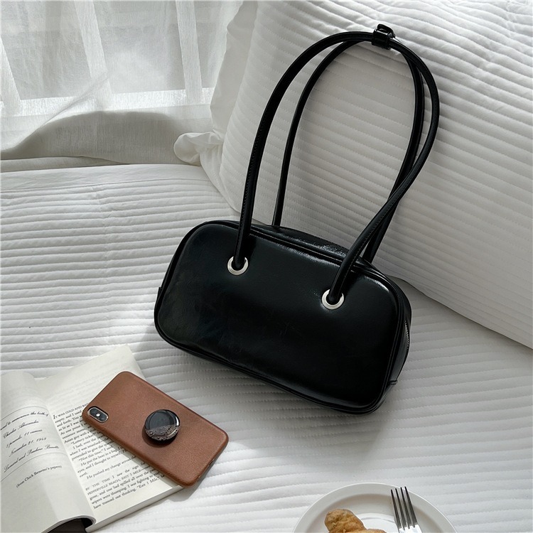 002簡約大容量百搭原角單肩包-細節圖4