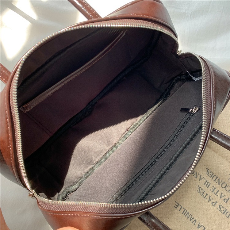 002簡約大容量百搭原角單肩包-細節圖7