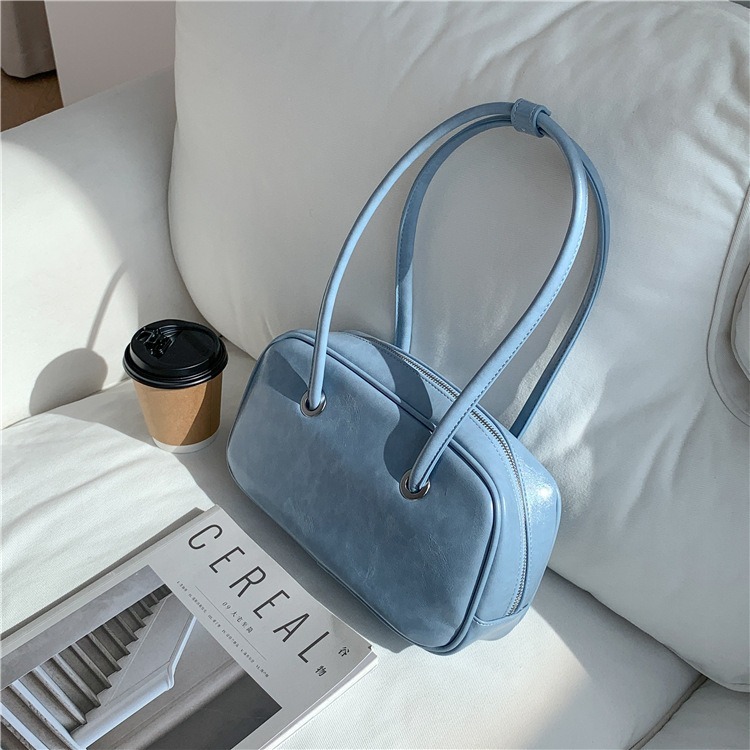 002簡約大容量百搭原角單肩包-規格圖7