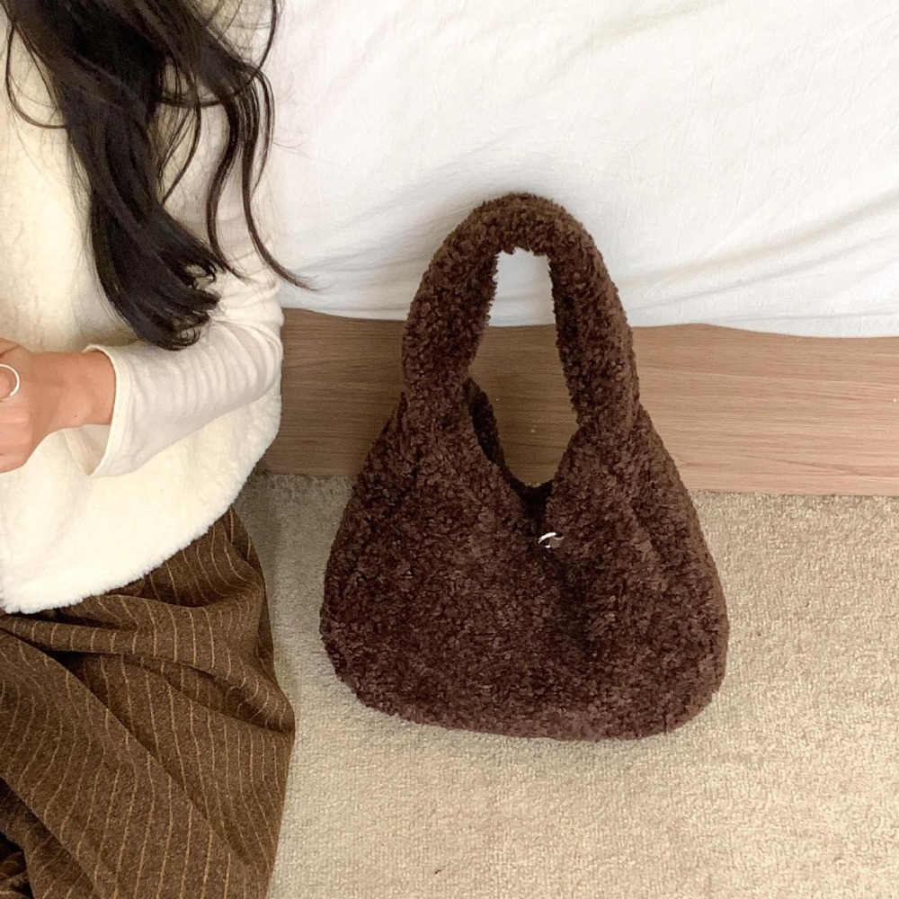 003秋冬羊毛絨百搭手提包-規格圖5