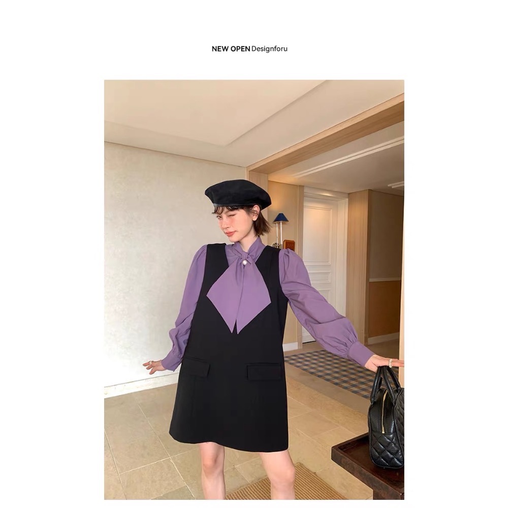 《NEW OPEN》立體剪裁氣質A字背心裙洋裝-細節圖10