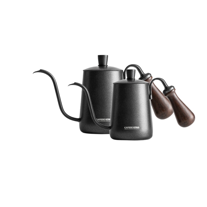 CAFEDE KONA 北歐木柄手沖細口壺 (360/600ML) 電子發票 快速出貨-細節圖2