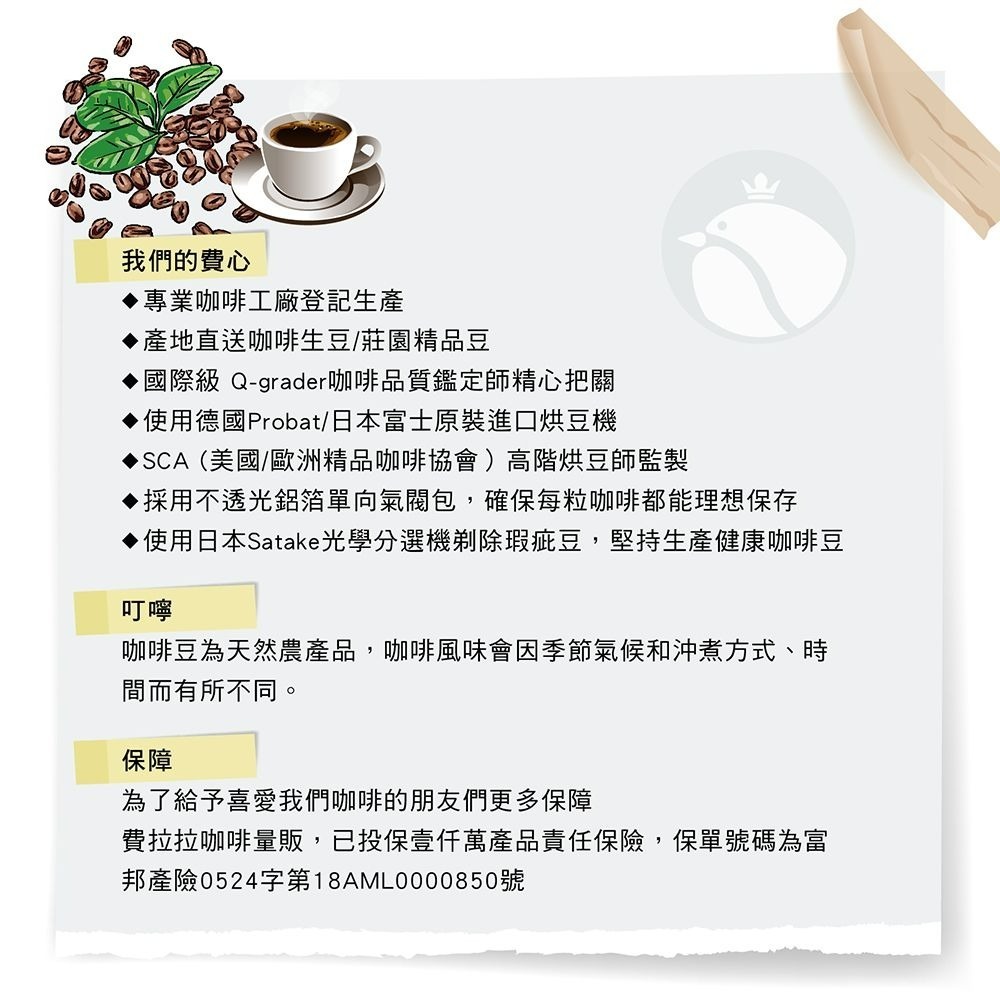 【費拉拉】巴西 摩吉安娜 咖啡豆 /1磅/手沖咖啡 拿鐵 中深烘焙/甘蔗汁.青草 阿拉比卡豆 電子發票-細節圖7