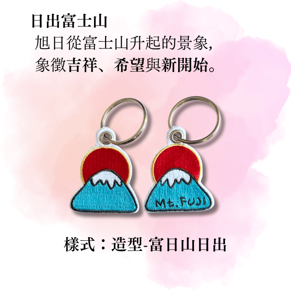 武士藍 富士山 哈日族 愛日本 飄帶 鑰匙圈 吊飾 包包飾品 拉鍊飾品-細節圖3