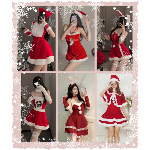 多款！聖誕套裝 兔女郎 性感 可愛 派對洋裝 舞台服裝cosplay角色扮演 聖誕交換禮物