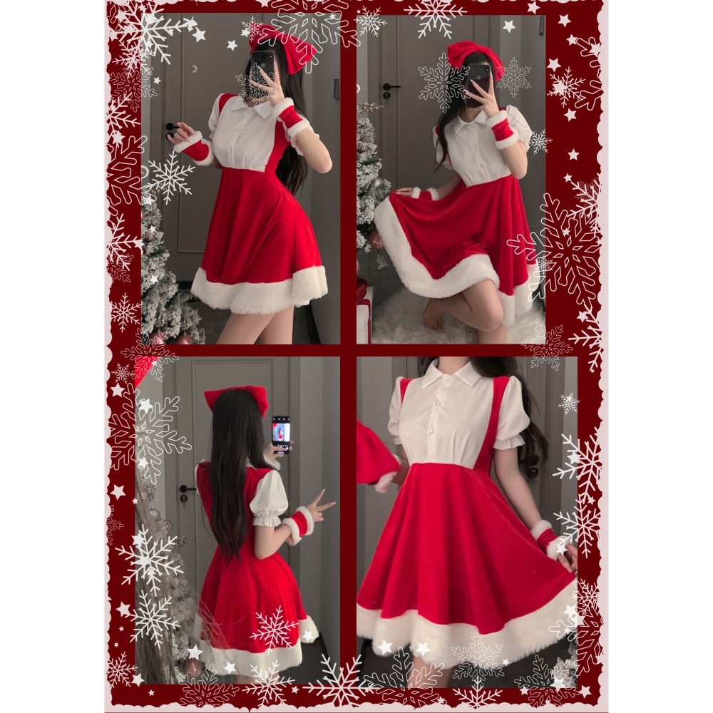 多款！聖誕套裝 兔女郎 性感 可愛 派對洋裝 舞台服裝cosplay角色扮演 聖誕交換禮物-細節圖6