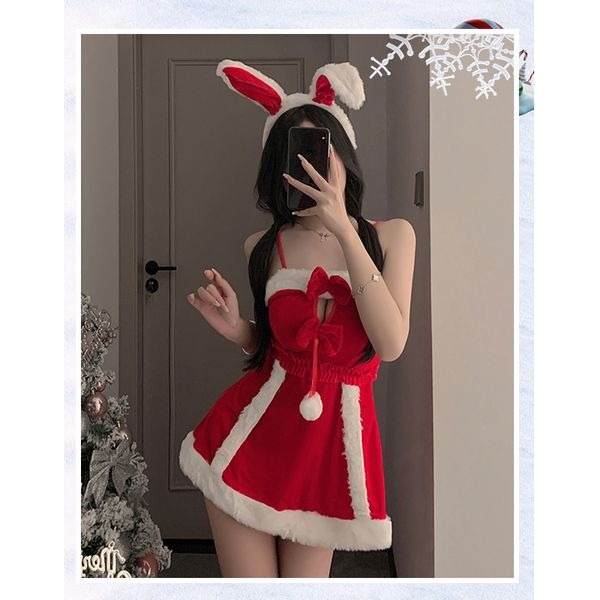 多款！聖誕套裝 兔女郎 性感 可愛 派對洋裝 舞台服裝cosplay角色扮演 聖誕交換禮物-細節圖9
