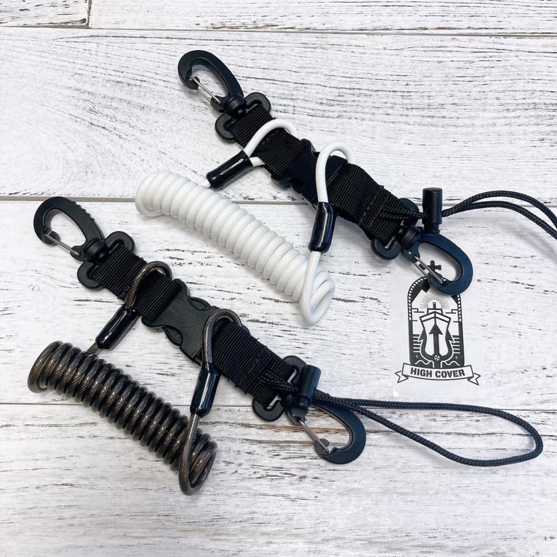 QQ繩 相機繩 手電筒繩 防丟繩 失手繩 不鏽鋼鋼絲彈簧 雙鉤安全繩-細節圖7