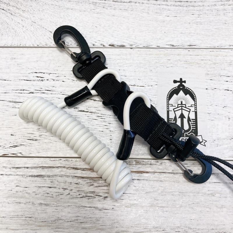 QQ繩 相機繩 手電筒繩 防丟繩 失手繩 不鏽鋼鋼絲彈簧 雙鉤安全繩-細節圖8