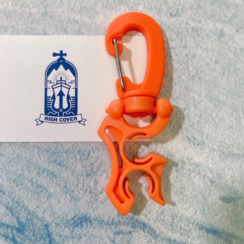 兩孔管夾 潛水管夾 三色可選 橘/黑/黃-細節圖2