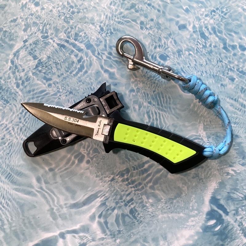 潛水裝備萬用白鐵掛鉤+綁繩 單頭鉤掛鉤 不鏽鋼扣 調節器掛鉤 殘壓錶掛鉤 備二掛鉤 單頭鉤扣繩 失手繩功能-細節圖5