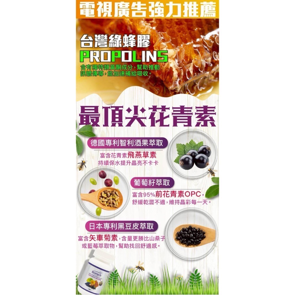 碧荷柏 OPC智利酒果蜂萃花青葉黃素膠囊/葉黃素 30顆-細節圖6