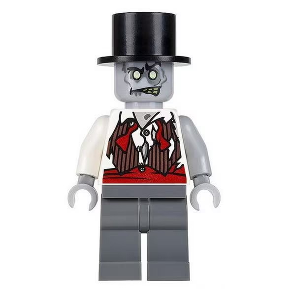 Lego 9465 樂高怪物戰士系列 mof010 僵尸新娘 mof011 僵屍新郎 絕版稀有人偶-細節圖2