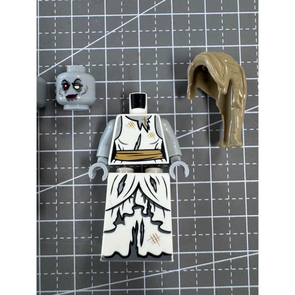 Lego 9465 樂高怪物戰士系列 mof010 僵尸新娘 mof011 僵屍新郎 絕版稀有人偶-細節圖3