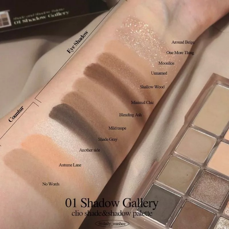 現貨CLIO💫Shade & Shadow Palette 色號01 超實用消腫眼影盤❣美妝YouTuber湯推薦