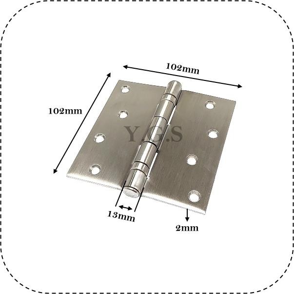 Y.G.S~鉸鍊五金~304白鐵平頭鉸鍊2培林-細節圖2