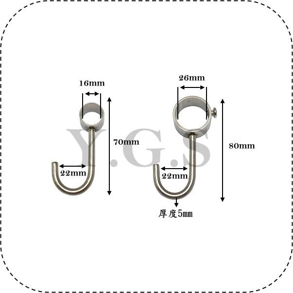 Y.G.S~廚房衛浴五金~白鐵管管勾-細節圖2