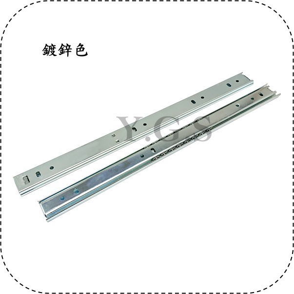 Y.G.S~滑軌五金~270C可拆式鋼珠滑軌 抽屜滑軌(二節式) (含稅)-細節圖2
