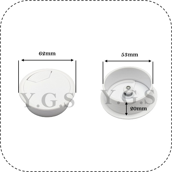 Y.G.S~家具五金~塑膠出線孔 穿線盒 (含稅)-細節圖2