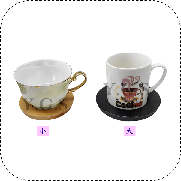 Y.G.S~精品五金~樸素木質杯墊-細節圖2