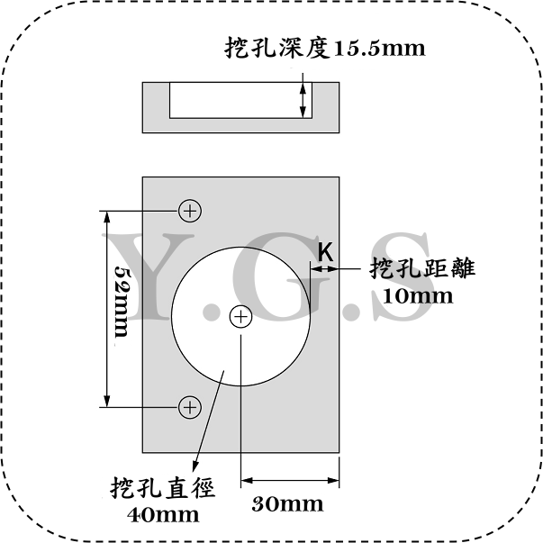 Y.G.S~義大利40mm厚門板用緩衝櫥櫃鉸鍊 西德鉸鍊 厚門緩衝鉸鏈 快拆式底座 2只-細節圖3