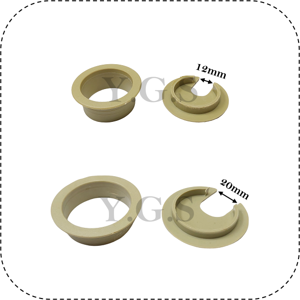 A269-1圓形出線孔 穿線孔蓋 裝飾蓋 辦公桌面穿線盒-細節圖3