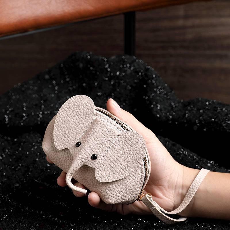 🐘多件最低90🐘大象零錢包 鑰匙包 創意包包 可愛零錢包 造型包 收納包 化妝包 手拿包 禮物 交換禮物【毛毛的店】-細節圖8