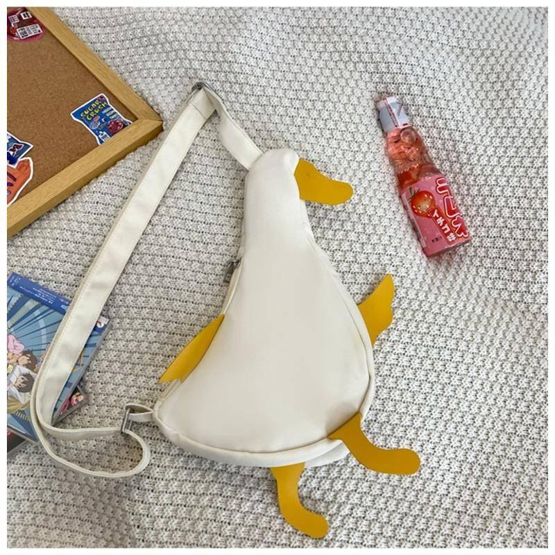 🔥新推薦🔥造型鴨子包包 單肩包 側背包 通勤包 搞怪 造型包 創意 柯爾鴨 生日禮物 交換禮物 收納包【毛毛的店】-細節圖5