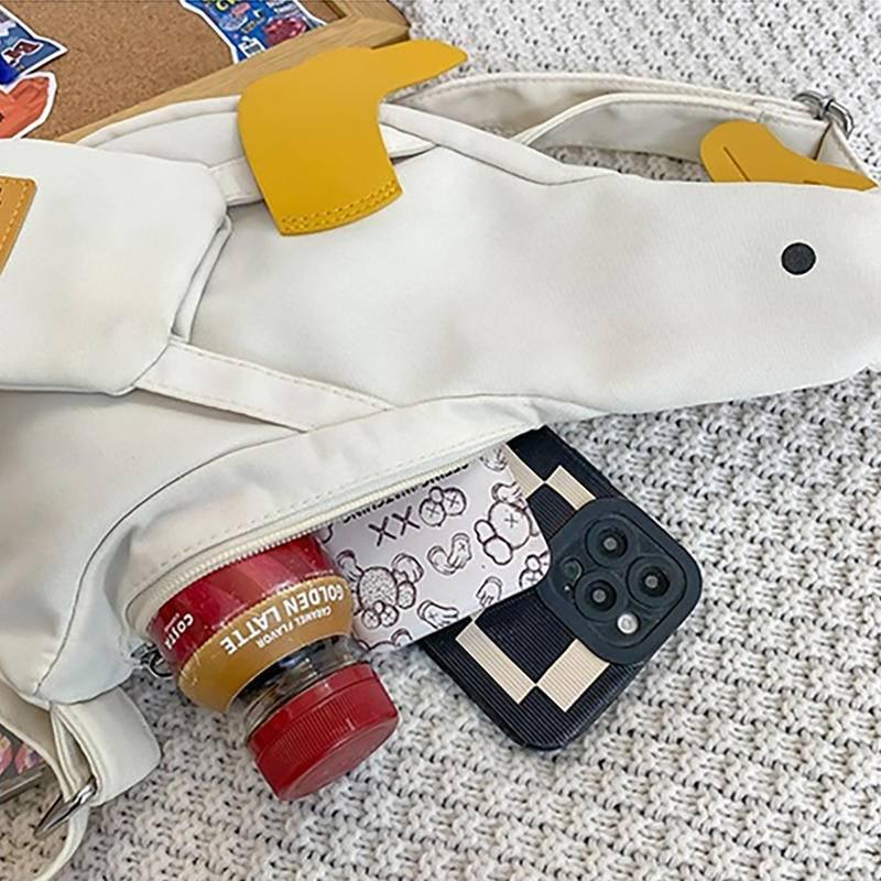 🔥新推薦🔥造型鴨子包包 單肩包 側背包 通勤包 搞怪 造型包 創意 柯爾鴨 生日禮物 交換禮物 收納包【毛毛的店】-細節圖9