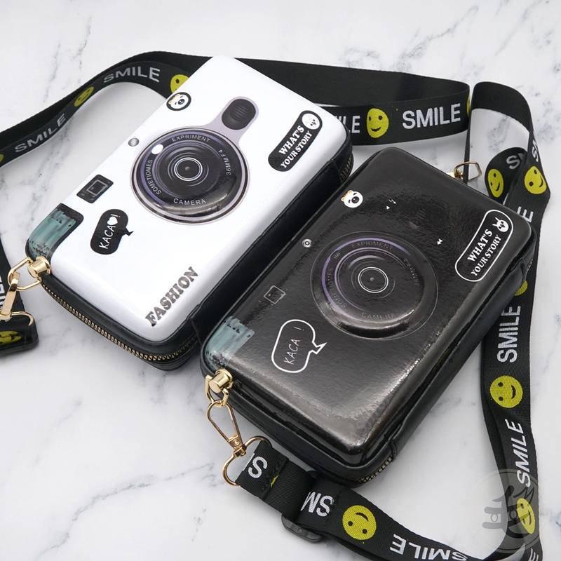 📷很堅固📷韓版百搭相機包 單肩包 手機包 硬殼包 化妝品包 收納包 造型包 生日禮物 交換禮物 小廢包【毛毛的店】-細節圖3