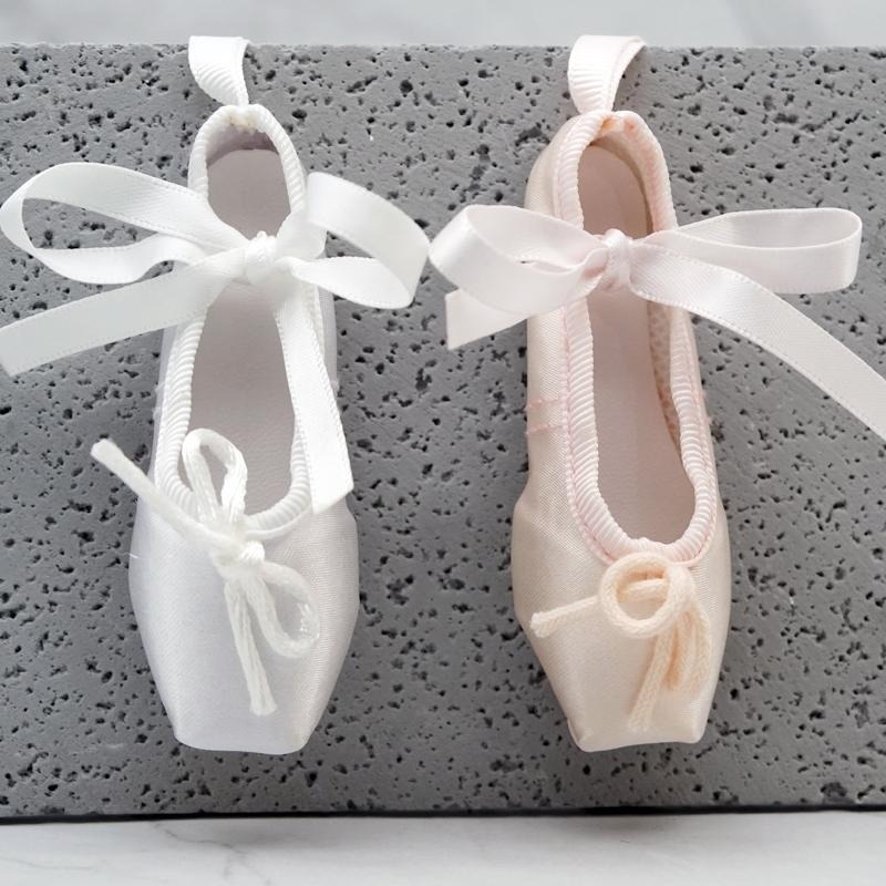 🔥美麗精緻🔥迷你芭雷舞鞋 芭蕾舞蹈鞋鑰匙圈 鑰匙扣 舞蹈 禮品 送禮 吊飾 擺飾 生日禮物 交換禮物 小舞鞋-細節圖3